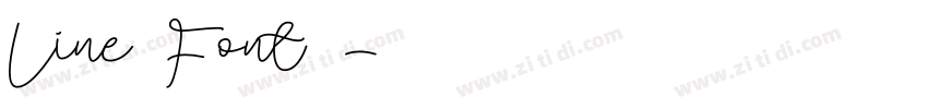 Line Font 超极细字型字体转换